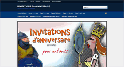 Desktop Screenshot of carte-invitation-anniversaire.fr
